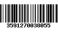 Código de Barras 3591270038055