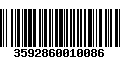 Código de Barras 3592860010086