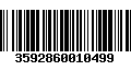 Código de Barras 3592860010499