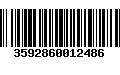 Código de Barras 3592860012486