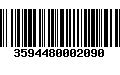 Código de Barras 3594480002090