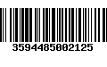 Código de Barras 3594485002125