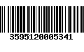 Código de Barras 3595120005341