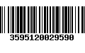 Código de Barras 3595120029590