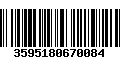 Código de Barras 3595180670084