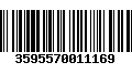 Código de Barras 3595570011169