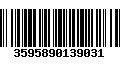 Código de Barras 3595890139031