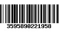 Código de Barras 3595890221958