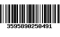 Código de Barras 3595890250491