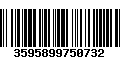 Código de Barras 3595899750732