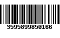 Código de Barras 3595899850166