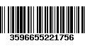 Código de Barras 3596655221756