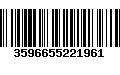 Código de Barras 3596655221961