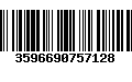 Código de Barras 3596690757128