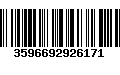 Código de Barras 3596692926171