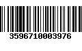 Código de Barras 3596710003976