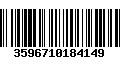 Código de Barras 3596710184149