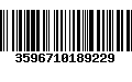 Código de Barras 3596710189229