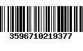 Código de Barras 3596710219377