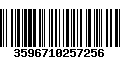 Código de Barras 3596710257256