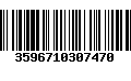 Código de Barras 3596710307470