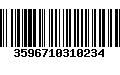 Código de Barras 3596710310234