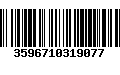 Código de Barras 3596710319077