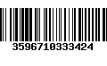 Código de Barras 3596710333424