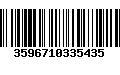 Código de Barras 3596710335435