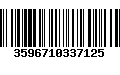 Código de Barras 3596710337125