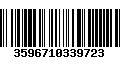 Código de Barras 3596710339723