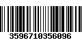 Código de Barras 3596710356096