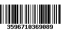 Código de Barras 3596710369089