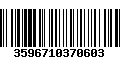 Código de Barras 3596710370603