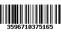 Código de Barras 3596710375165