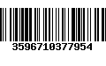 Código de Barras 3596710377954