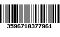 Código de Barras 3596710377961