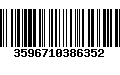 Código de Barras 3596710386352