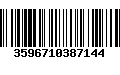 Código de Barras 3596710387144