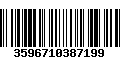 Código de Barras 3596710387199