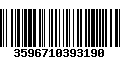 Código de Barras 3596710393190