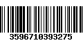 Código de Barras 3596710393275