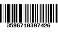 Código de Barras 3596710397426