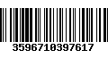 Código de Barras 3596710397617