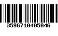 Código de Barras 3596710405046