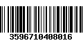 Código de Barras 3596710408016