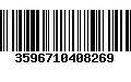 Código de Barras 3596710408269