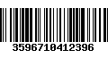 Código de Barras 3596710412396