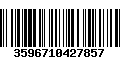 Código de Barras 3596710427857