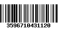 Código de Barras 3596710431120